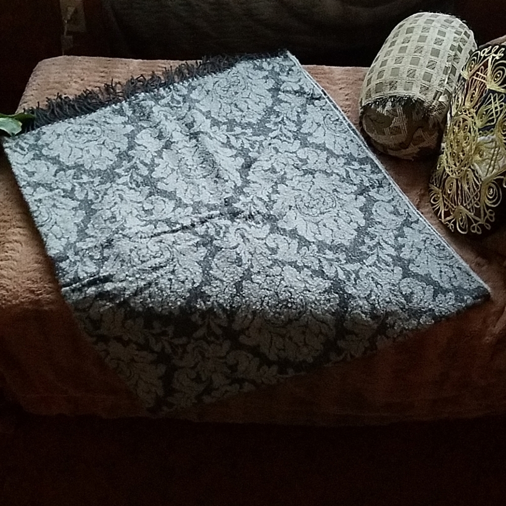Wool-mohair throw blanket Made in Scotland